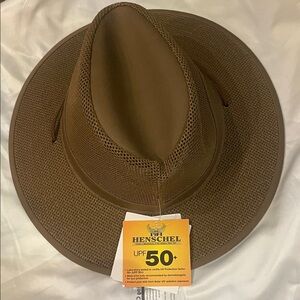 Brown UPF 50+ Men's Breathable Outback Hat